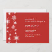 Snowflake Strings - nieuwjaar/feestdag Kaart (Voorkant)