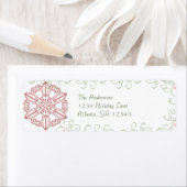  Snowflake Swirl-kerstcadeautjes Labels (Insitu)
