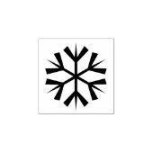 Snowflake Symbol Winter Fun Rubberstempel (Afrduk)