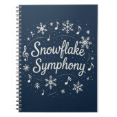 Snowflake Symphony  Notitieboek (Voorkant)