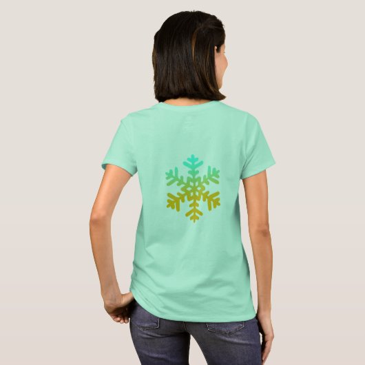 Snowflake T-shirt (Achterkant volledig)