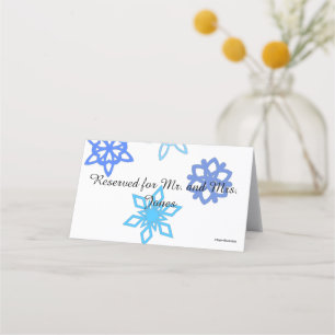 Snowflake  tafel/plaats kaarthouder plaatskaartje