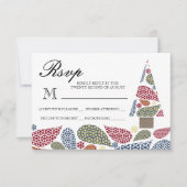 Snowflake Teardrops Boom RSVP (Voorkant)