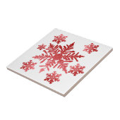 Snowflake Tegel Trivet Tegeltje (Zijkant)