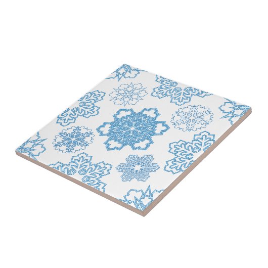 Snowflake Tegeltje (Zijkant)