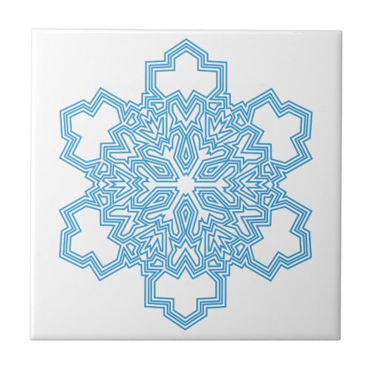 Snowflake Tegeltje (Voorkant)