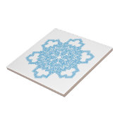 Snowflake Tegeltje (Zijkant)
