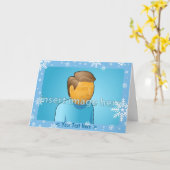 Snowflake Templates Kaart (Gele Bloem)