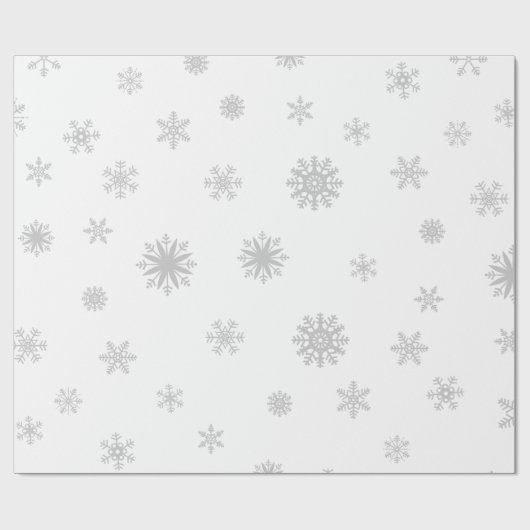 Snowflake textuurpapier cadeaupapier (Vlak)