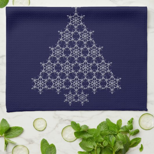 Snowflake Tree Kitchen Towel Theedoek (Gevouwen)