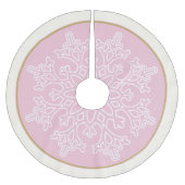 Snowflake Tree Skirt Kerstboom Rok (Voorkant)