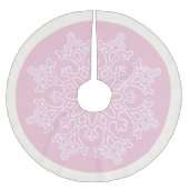 Snowflake Tree Skirt Kerstboom Rok (Voorkant)