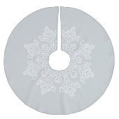 Snowflake Tree Skirt Kerstboom Rok (Voorkant)