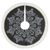 Snowflake Tree Skirt Kerstboom Rok (Voorkant)