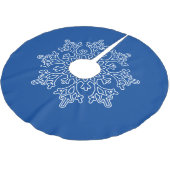 Snowflake Tree Skirt Kerstboom Rok (Gekanteld)