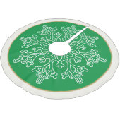 Snowflake Tree Skirt Kerstboom Rok (Gekanteld)