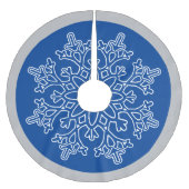 Snowflake Tree Skirt Kerstboom Rok (Voorkant)