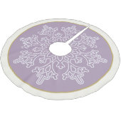 Snowflake Tree Skirt Kerstboom Rok (Gekanteld)