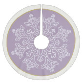 Snowflake Tree Skirt Kerstboom Rok (Voorkant)