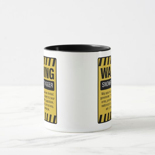 Snowflake Trigger Warning Mok (Midden)
