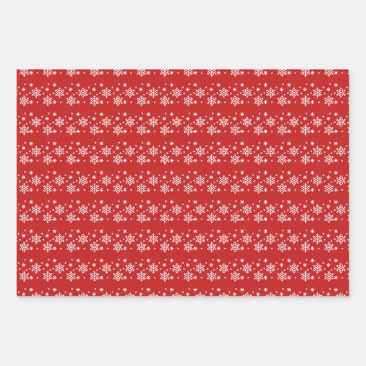 Snowflake Trio Kerstmis / Winter Wrapping Paper (Voorkant 2)