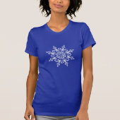 Snowflake van de vrouwenfeestdag t-shirt (Voorkant)