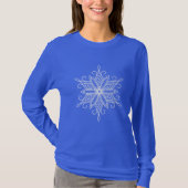 Snowflake van de vrouwenfeestdag t-shirt (Voorkant)