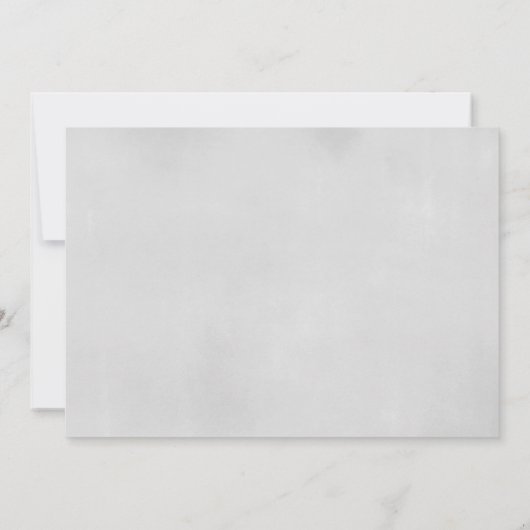 Snowflake Virtual baby shower Silver White Kaart (Achterkant)