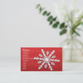 Snowflake Visitekaartje (Staand voorkant)