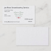 Snowflake Visitekaartje (Voorkant / Achterkant)