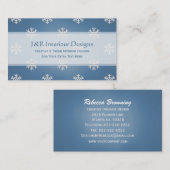 Snowflake Visitekaartjes Blue 2 (Voorkant / Achterkant)