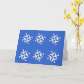 Snowflake-vliegtuig Kaart (Gele Bloem)