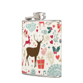 Snowflake voor kerstfeestdagen heupfles (Links)