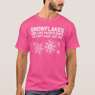 Snowflake voor mannen Ice Snow 2 T-shirt