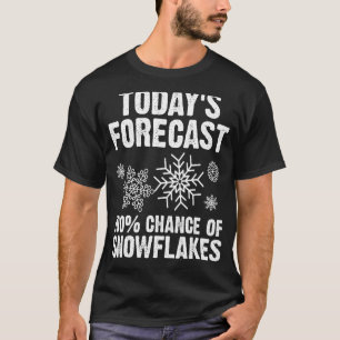 Snowflake voor mannen Ice Snow Winter 1 T-shirt