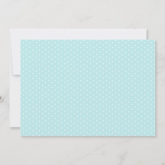 Snowflake Vrijgezellenfeest Ice Blue Kaart (Achterkant)