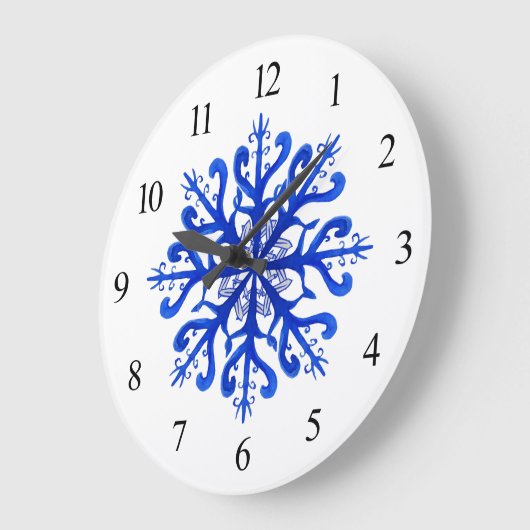 Snowflake Wall klok (Hoek)