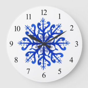 Snowflake Wall klok