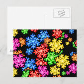 Snowflake Wallpaper Briefkaart (Voorkant / Achterkant)