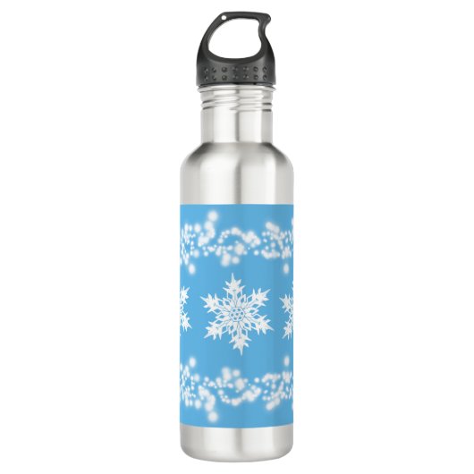 Snowflake Water Fles (Voorkant)