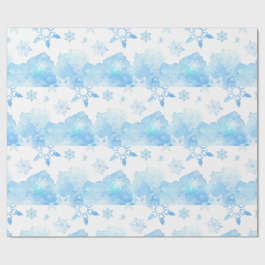 Snowflake waterverdampingspapier cadeaupapier (Vlak)