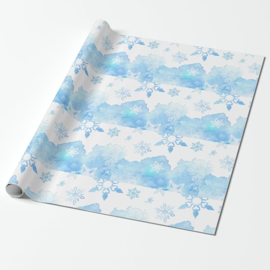 Snowflake waterverdampingspapier cadeaupapier (Uitgerold)