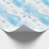 Snowflake waterverdampingspapier cadeaupapier (Hoek)