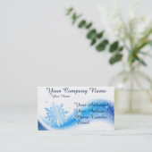 Snowflake Wave Visitekaartje (Staand voorkant)