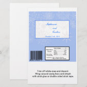 Snowflake Wedding Hershey's Large Bar Wrapper (Voorkant / Achterkant)