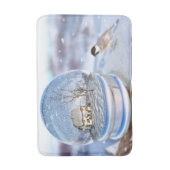 Snowflake Wereldbol Bath Mat (Voorkant Verticaal)