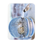 Snowflake Wereldbol Flexible Magnet Magneet (Verticaal)