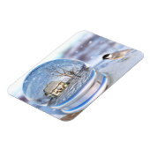 Snowflake Wereldbol Flexible Magnet Magneet (Linkerzijde)