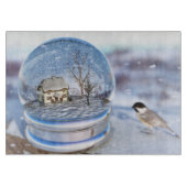 Snowflake Wereldbol snijraad Snijplank (Voorkant)