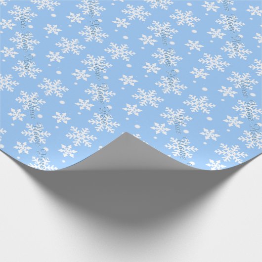 Snowflake werkpapier, aangepast cadeaupapier (Hoek)